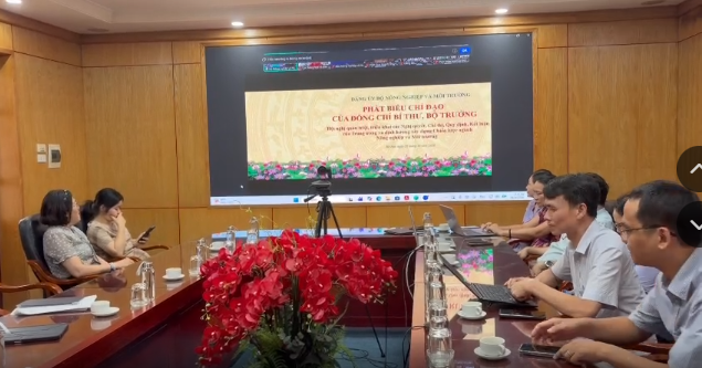 Hội nghị nghiên cứu, học tập, quán triệt, triển khai Nghị quyết Trung ương 4 khóa XIV và các văn bản triển khai thực hiện của Bộ Nông nghiệp và Môi trường