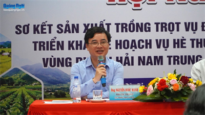Hội nghị Sơ kết sản xuất trồng trọt vụ đông xuân 2025 - 2026; triển khai kế hoạch vụ hè thu, vụ mùa năm 2026 vùng Duyên hải Nam Trung Bộ và Tây Nguyên.